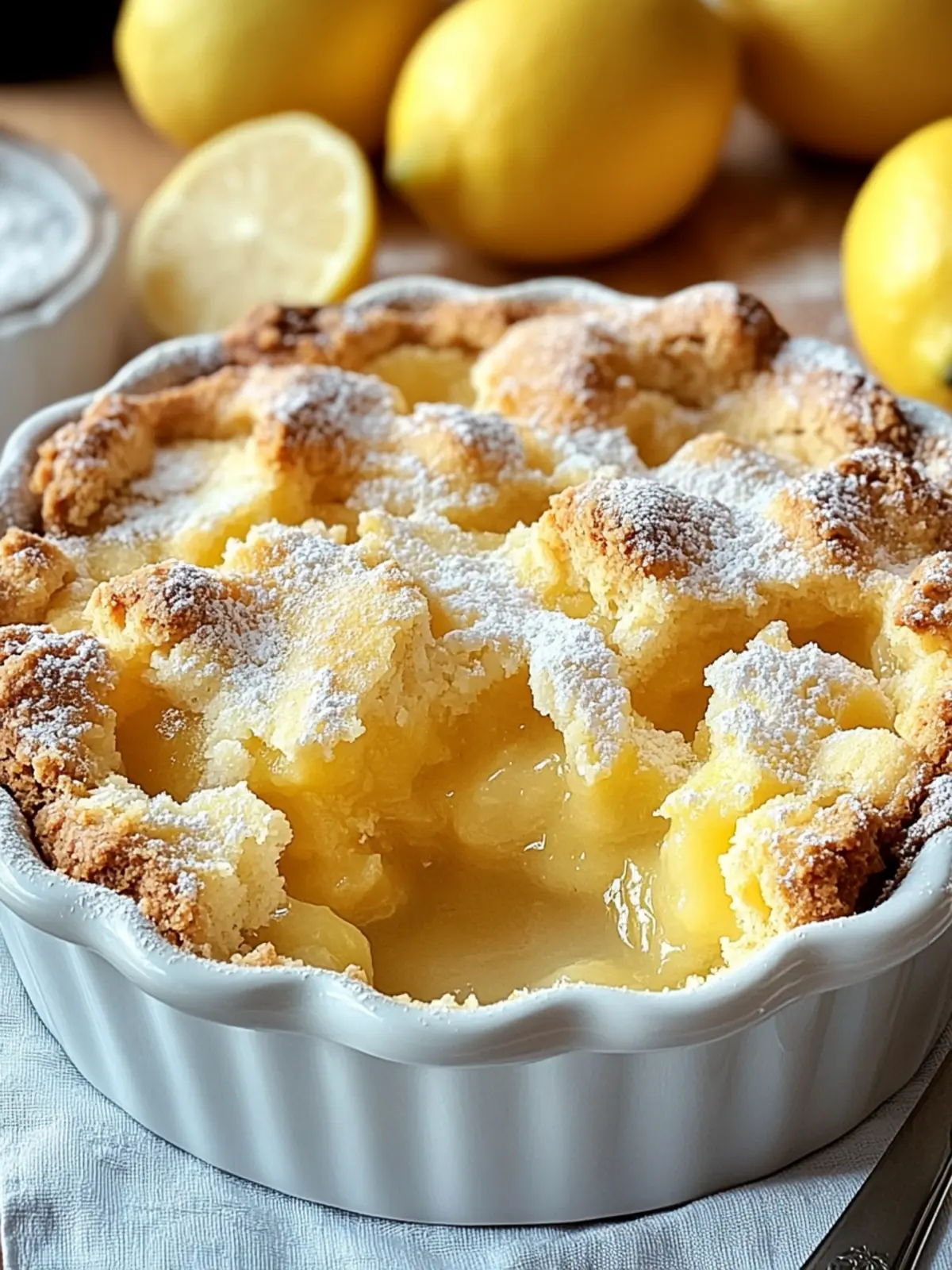 Delicious Magic Lemon Cobbler for Quick Comfort Food Bliss 2 Magic Lemon Cobbler
