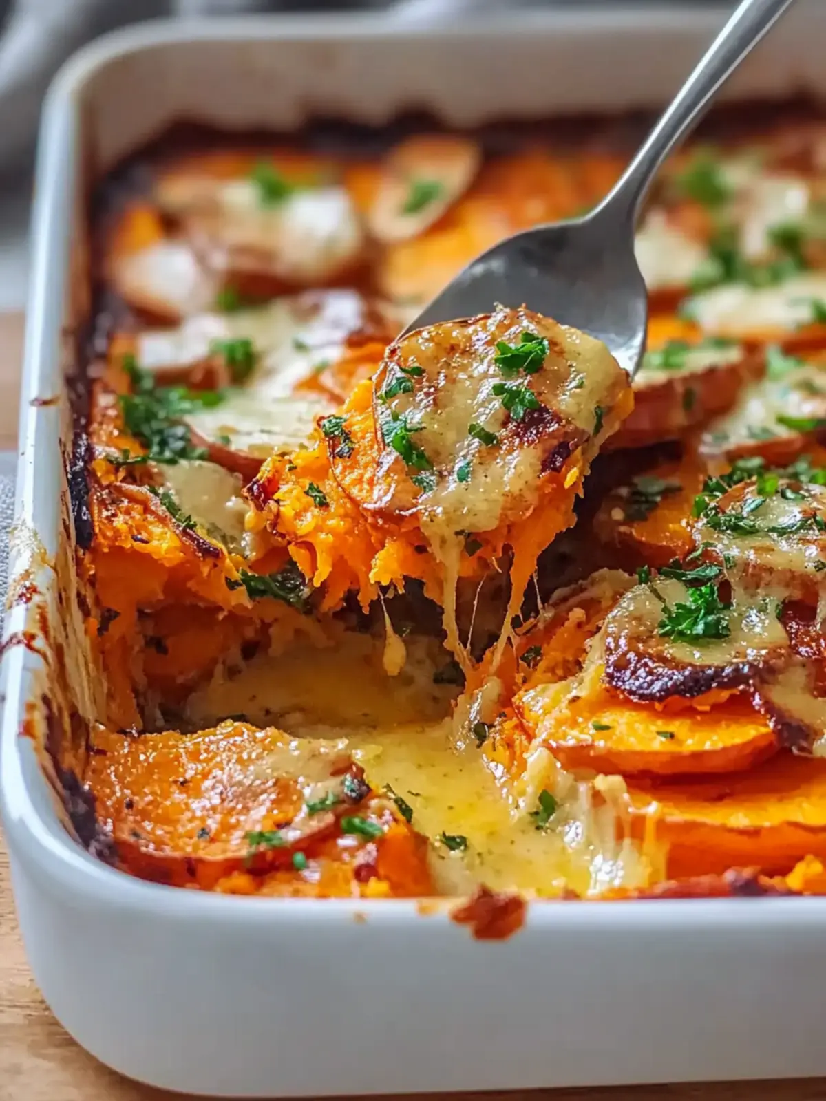 Garlic Butter Sweet Potato Bake: Comfort Food at Its Best 3 Garlic Butter Sweet Potato Bake
