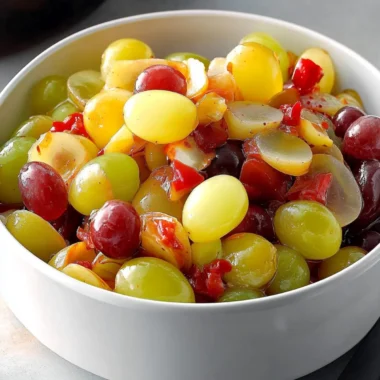Spicy Pickled Grapes