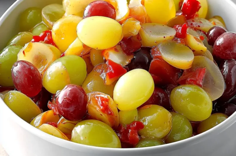 Spicy Pickled Grapes