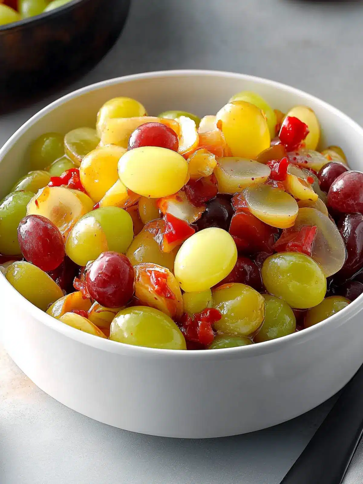 Spicy Pickled Grapes