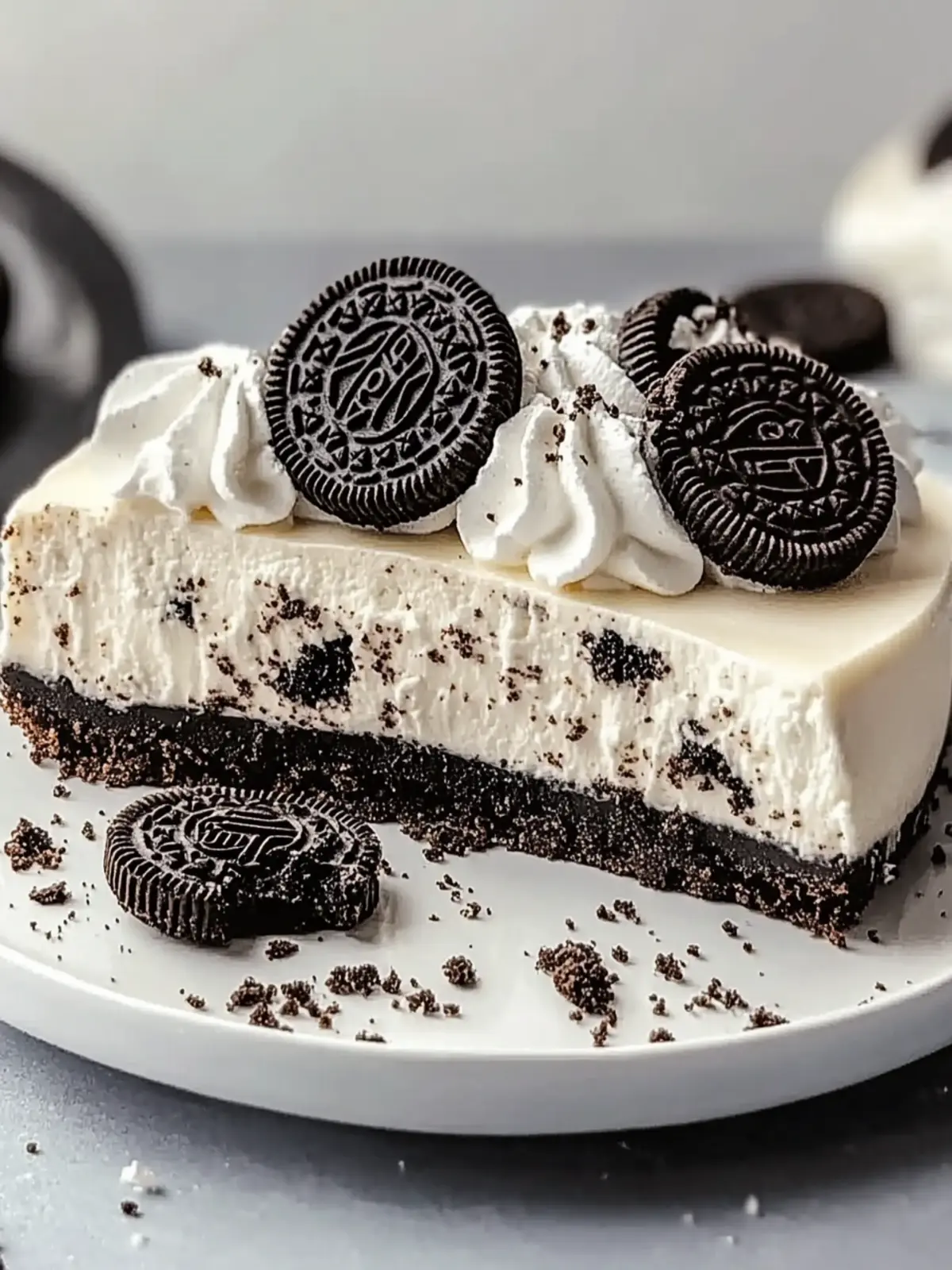 No Bake Oreo Pie