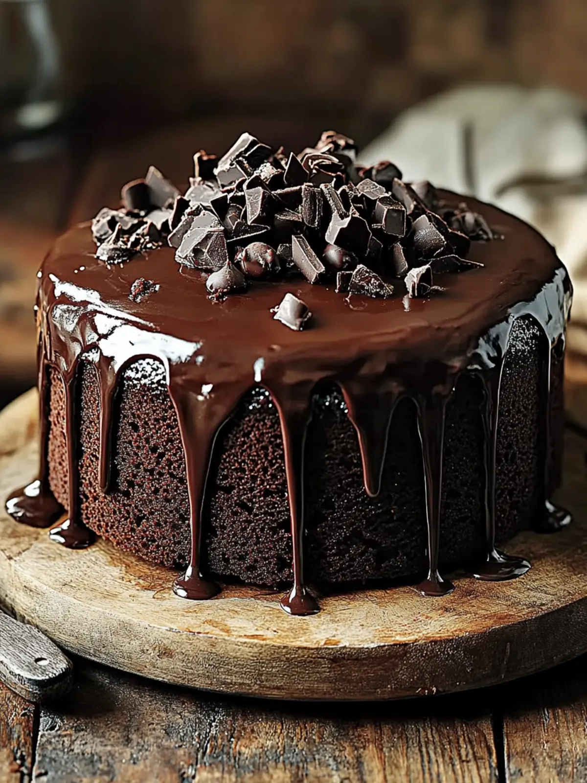 Decadent Luxurious Dark Chocolate Cake for Every Celebration 4 Luxurious Dark Chocolate Cake