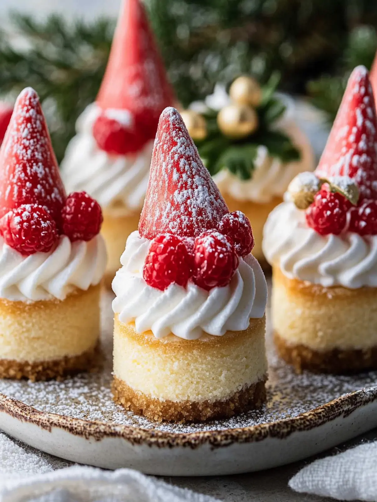 Gnome Mini Cheesecakes That Will Wow Your Holiday Guests 3 Gnome Mini Cheesecakes