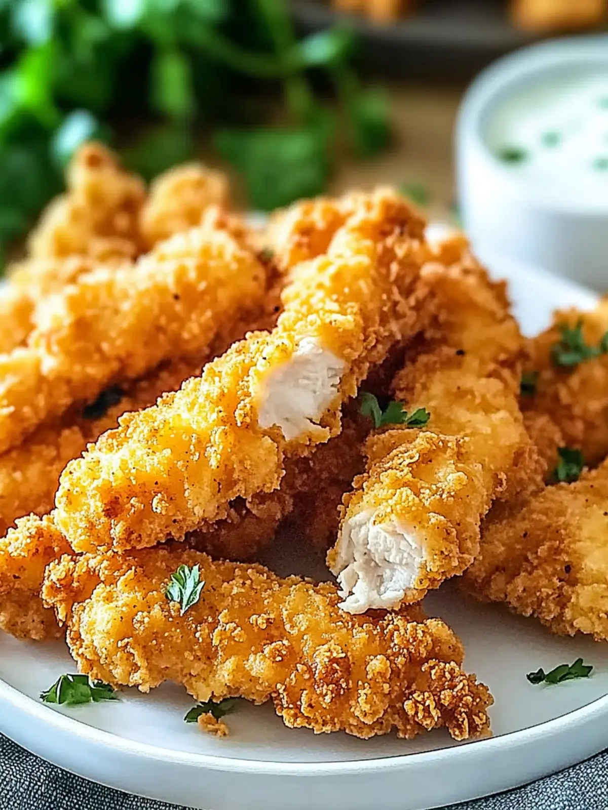 Crunchy Homemade Chicken Fingers