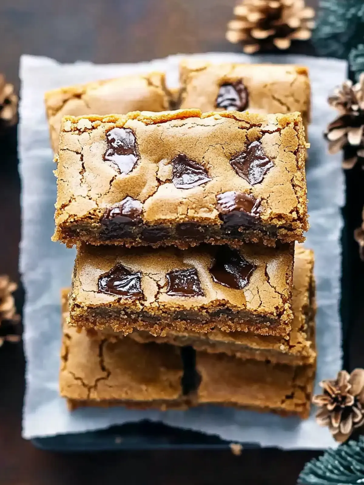 Irresistibly Chewy Brown Butter Gingerbread Cookie Bars 4 Brown Butter Gingerbread Cookie Bars
