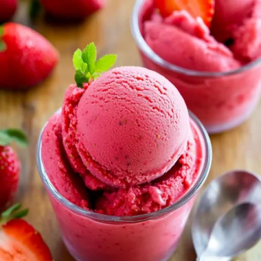 Strawberry Sorbet
