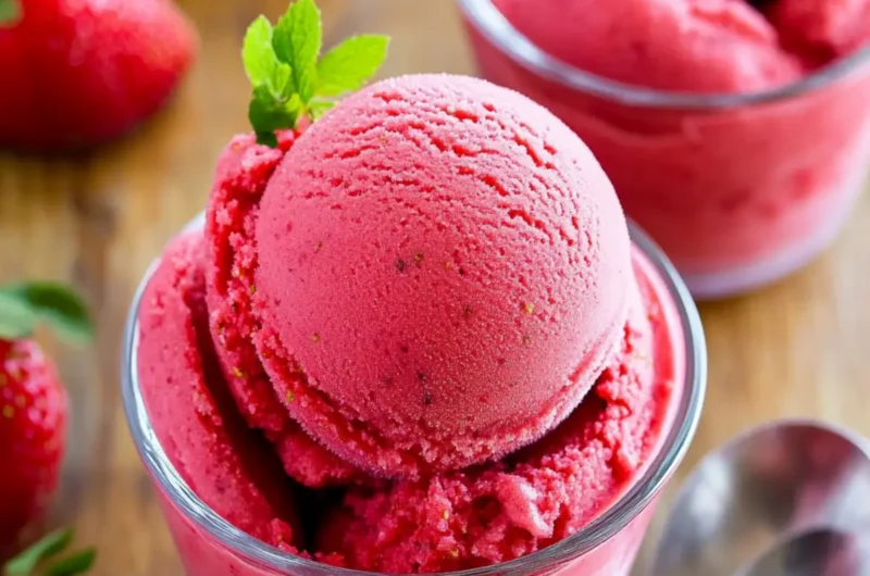 Strawberry Sorbet