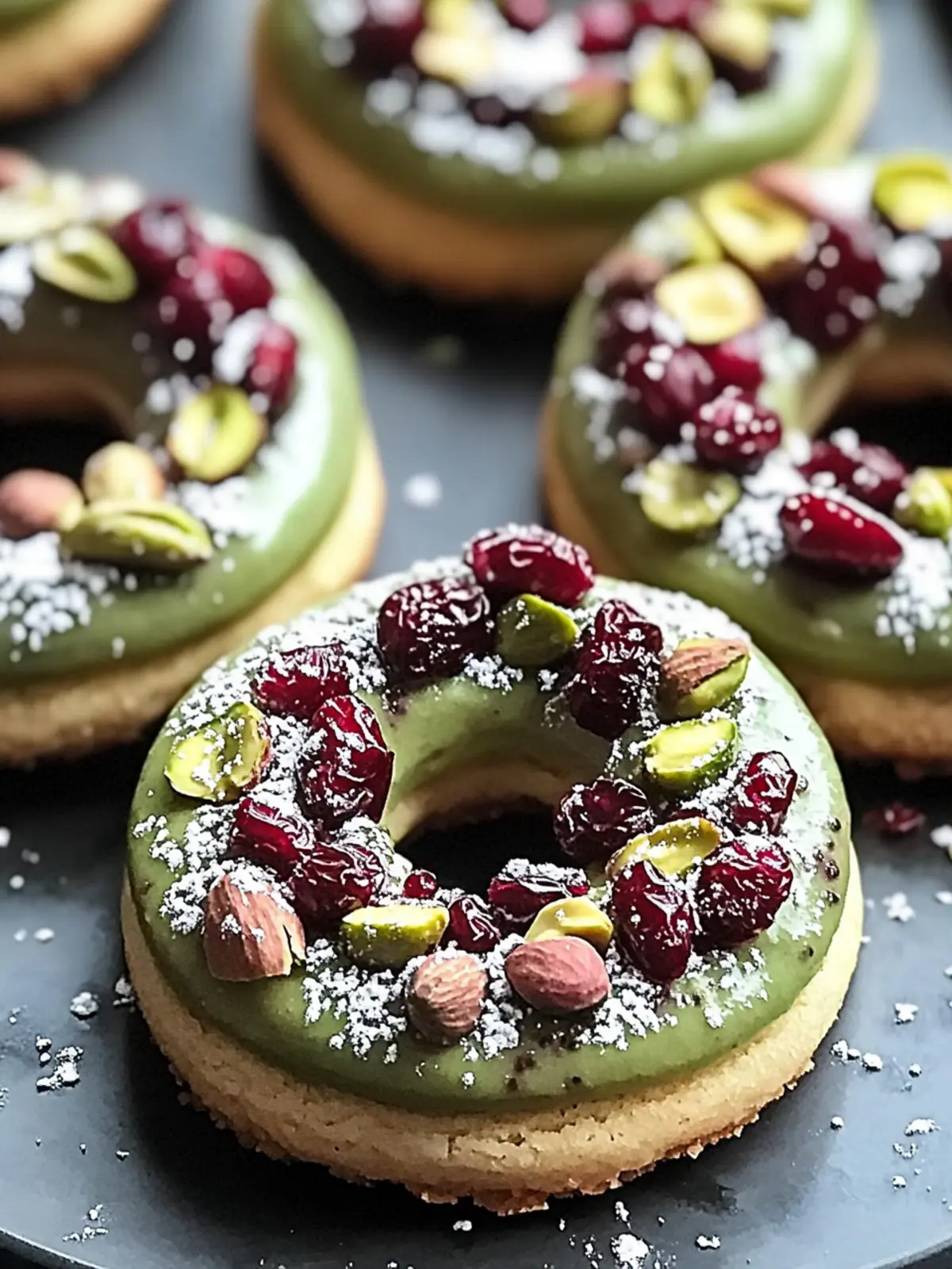 Festive Pistachio Cranberry Wreath Cookies That Wow! 5 Pistachio Cranberry Wreath Cookies