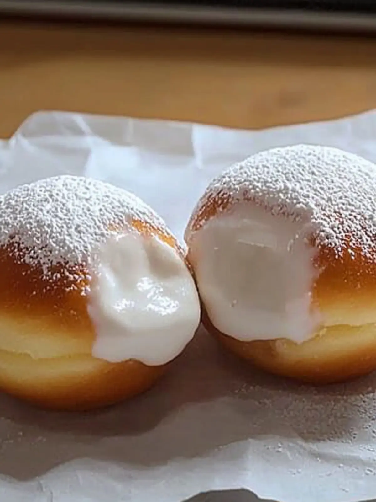 Fluffy Korean Milk Cream Donut