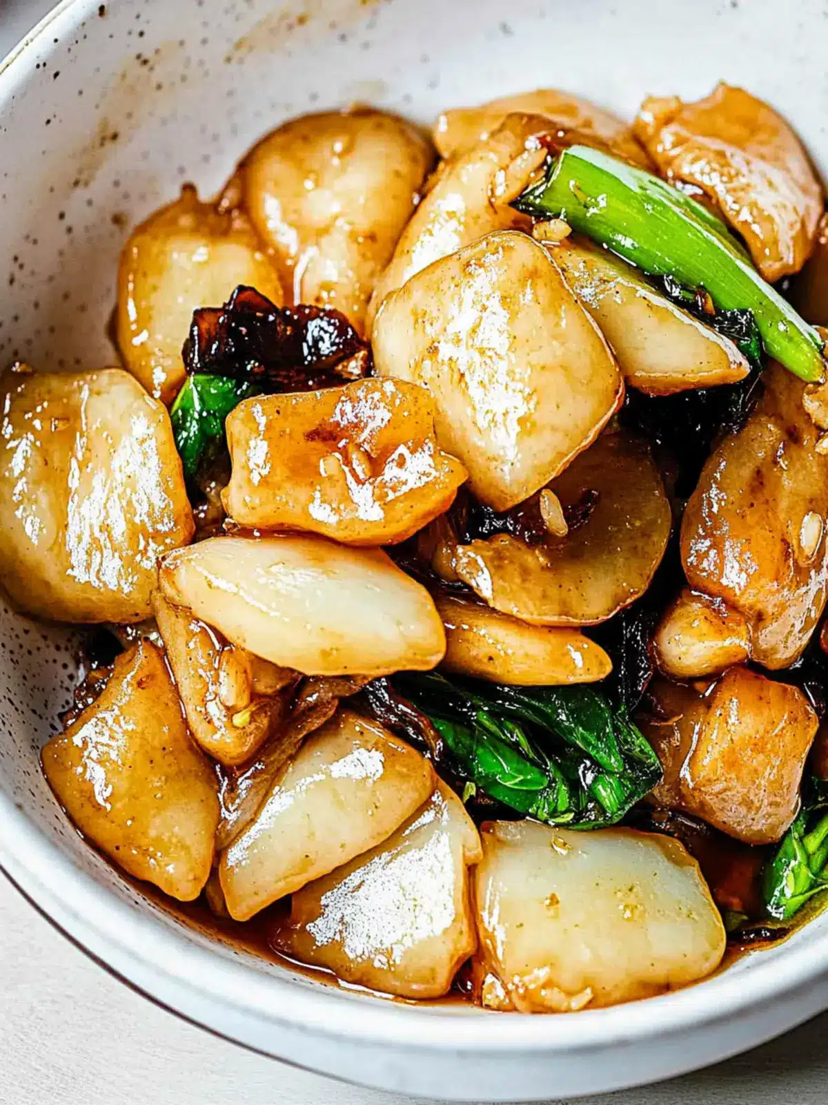 Stir Fried Shanghai Rice Cakes