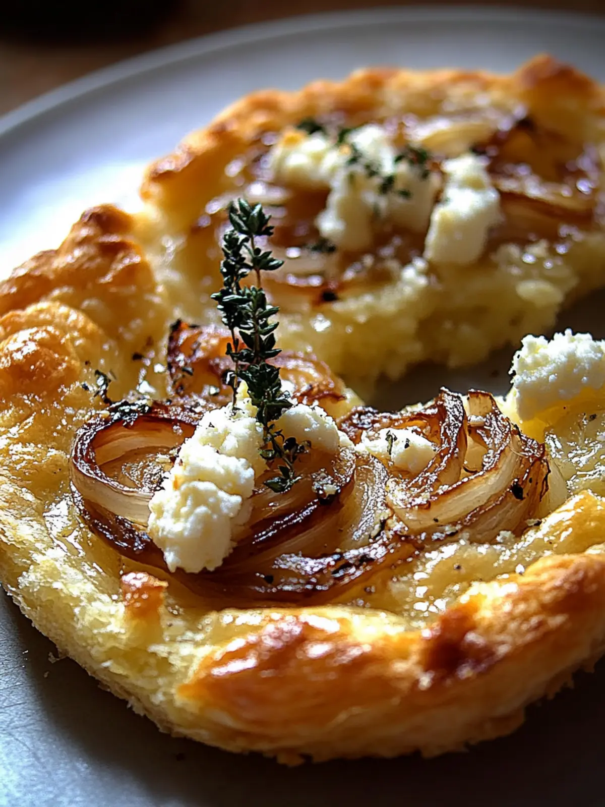 Onion and Goat Cheese Tarts