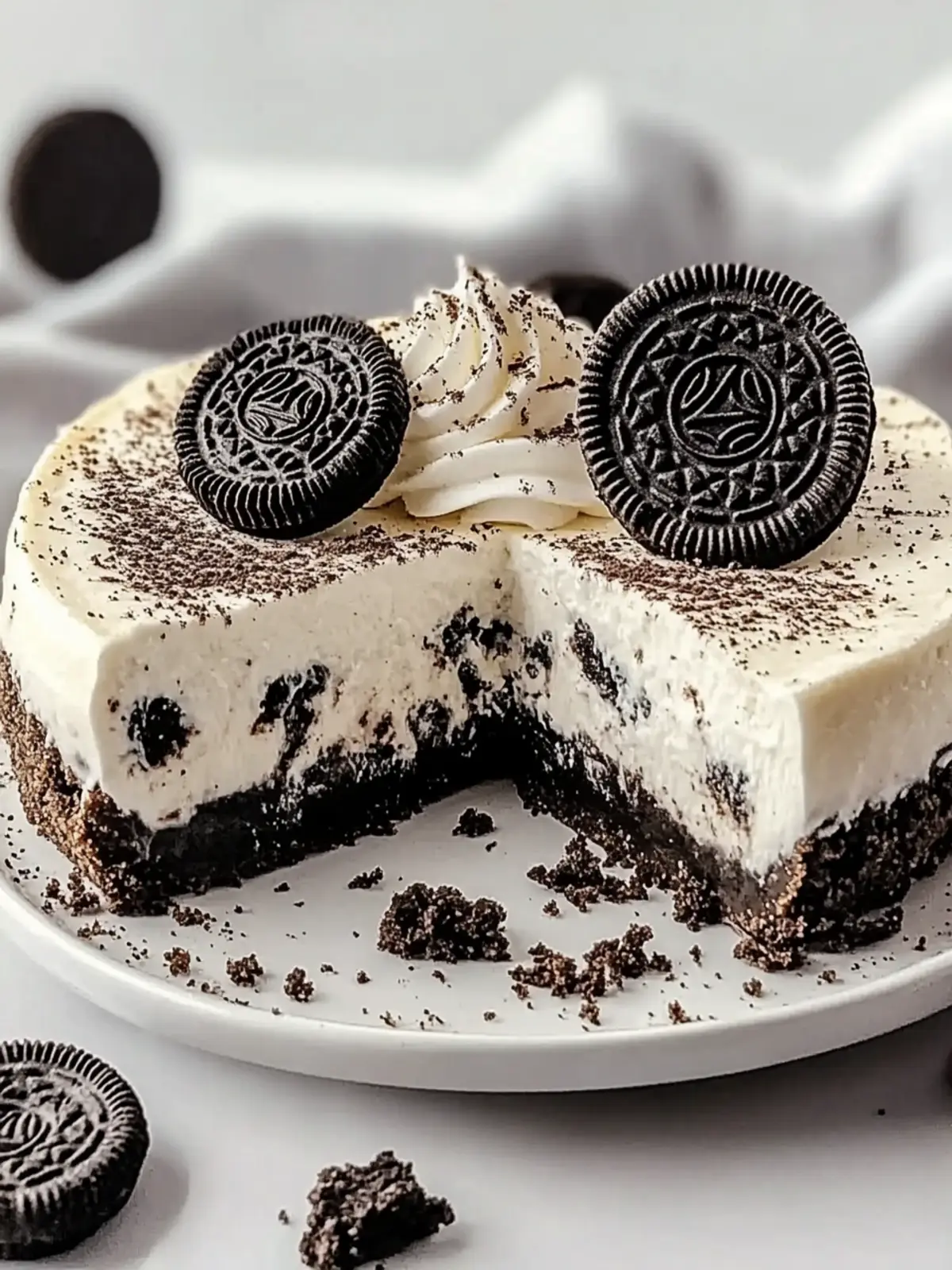 No Bake Oreo Pie