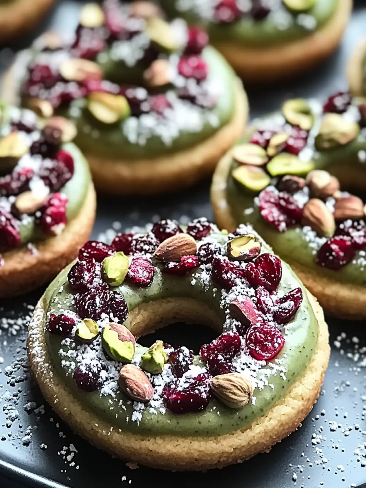 Festive Pistachio Cranberry Wreath Cookies That Wow! 4 Pistachio Cranberry Wreath Cookies