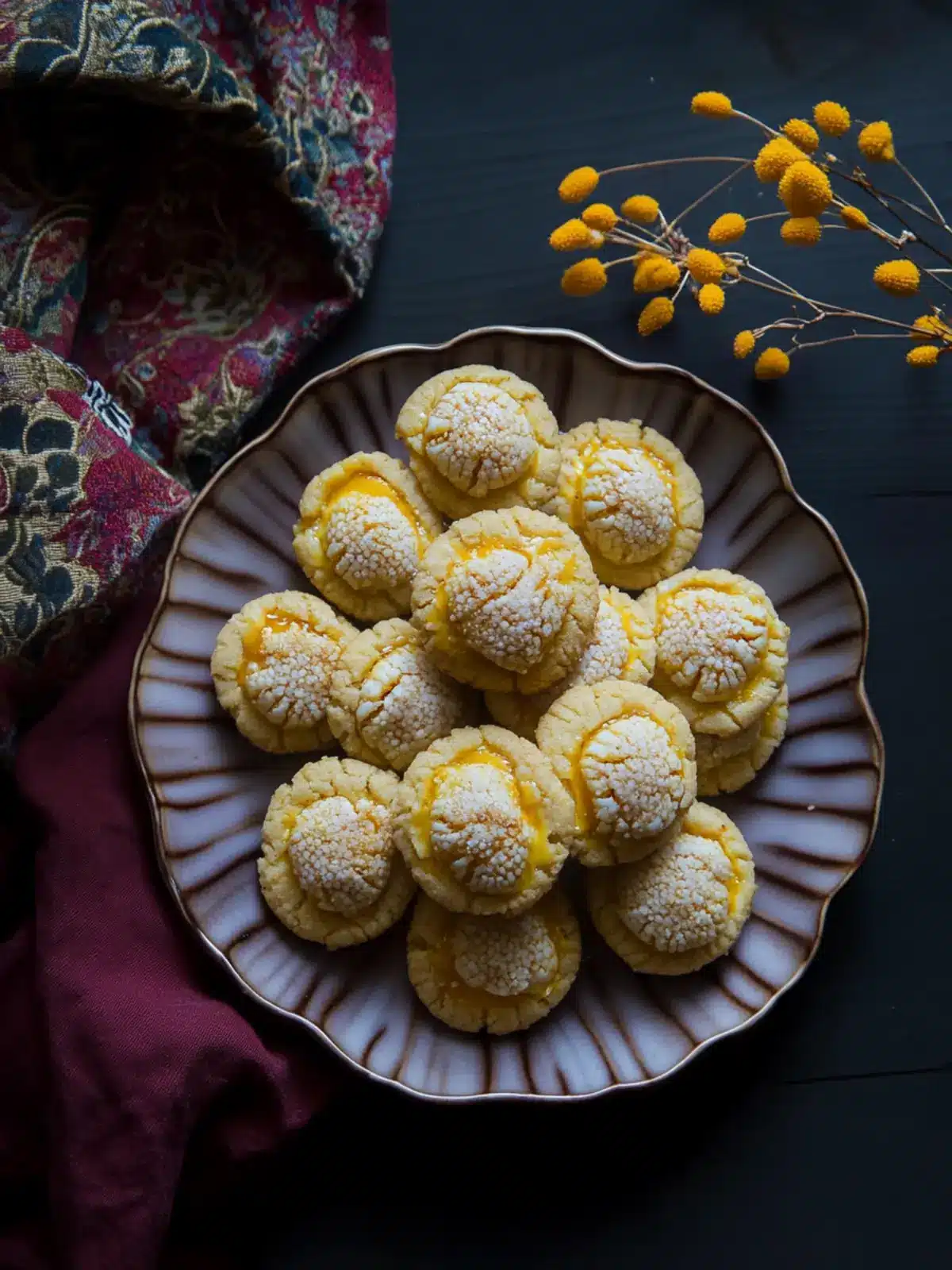 Salted Egg Yolk Cookies