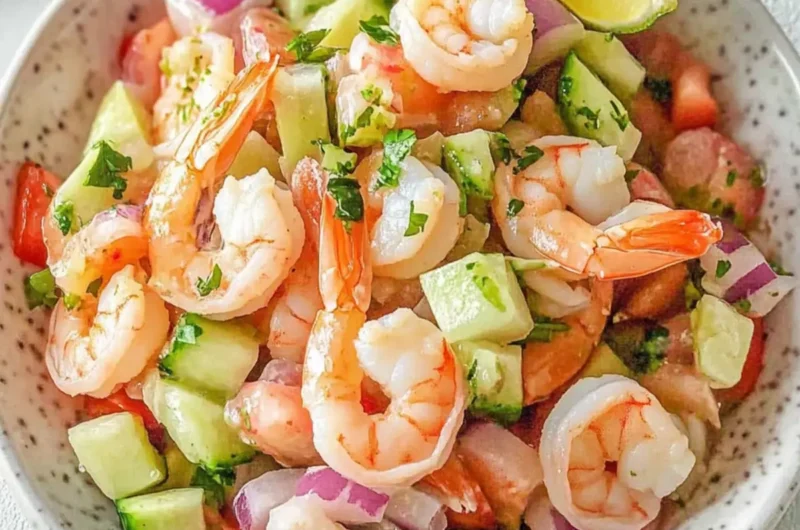 Homemade Peruvian Shrimp Ceviche