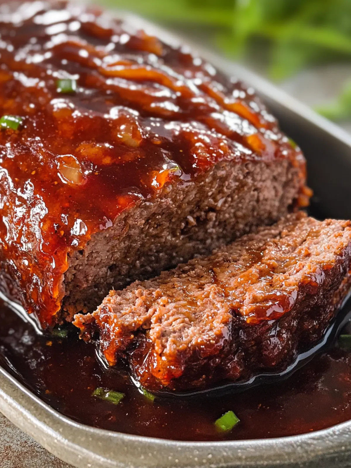 Bourbon Glaze Meatloaf