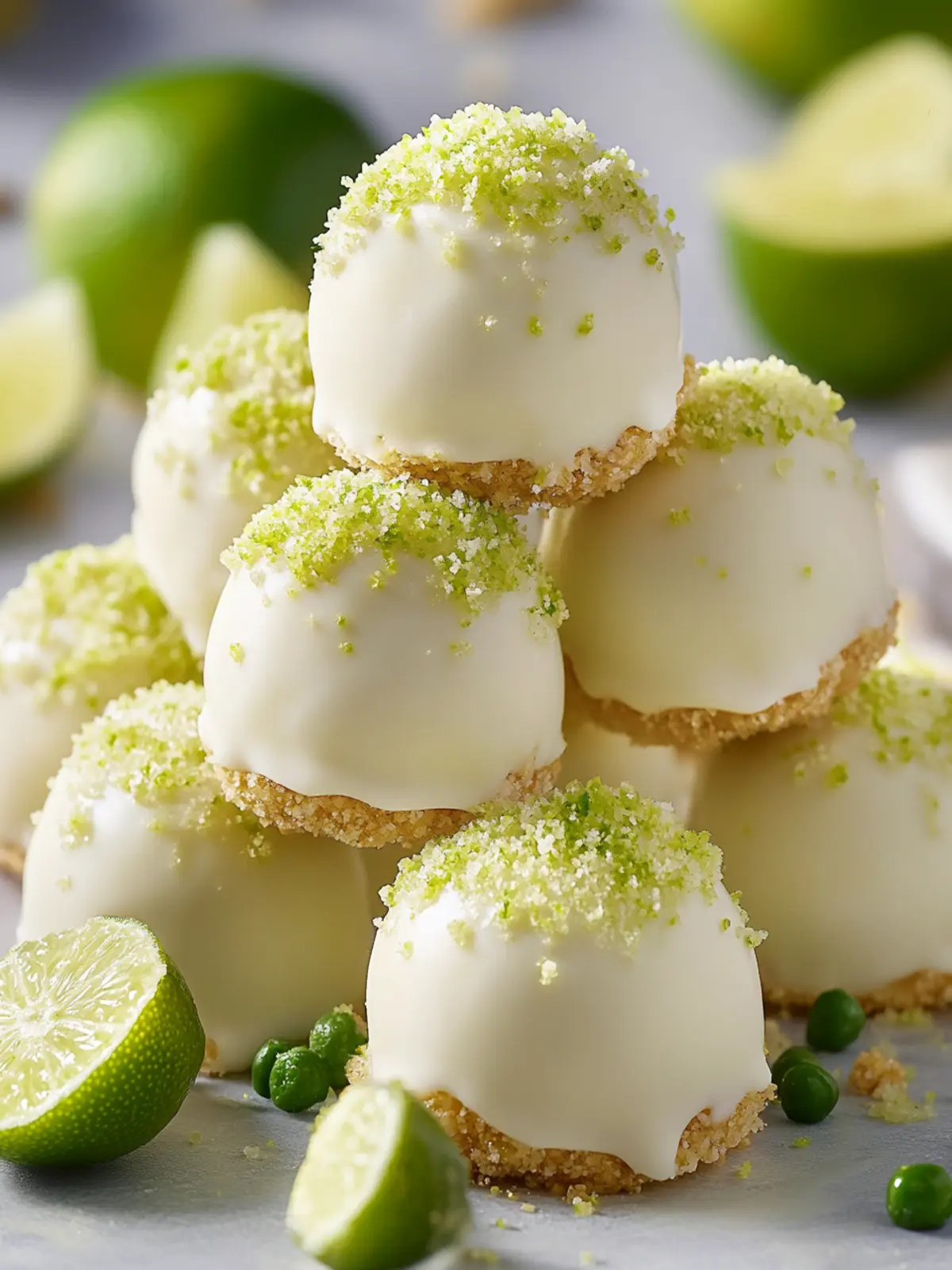 Creamy Key Lime Truffles