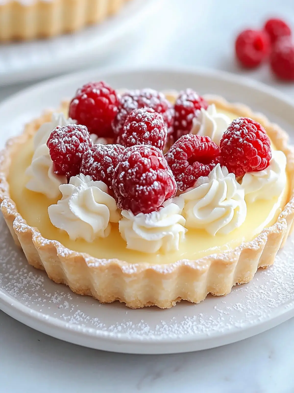 White Chocolate Mousse Tart