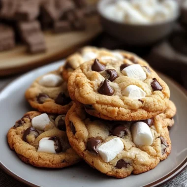 Marshmallow Chocolate Chip Cookies