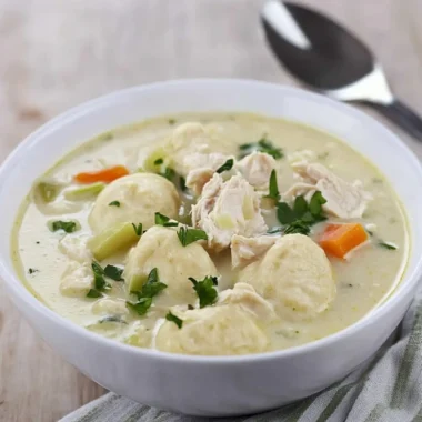 Stovetop Chicken and Dumplings