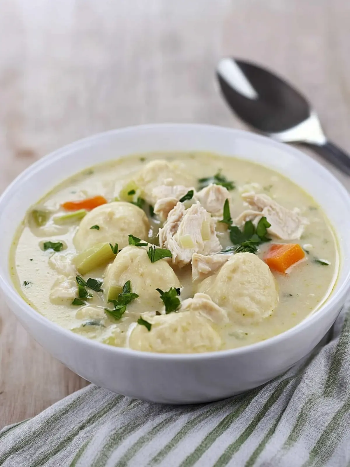 Stovetop Chicken and Dumplings