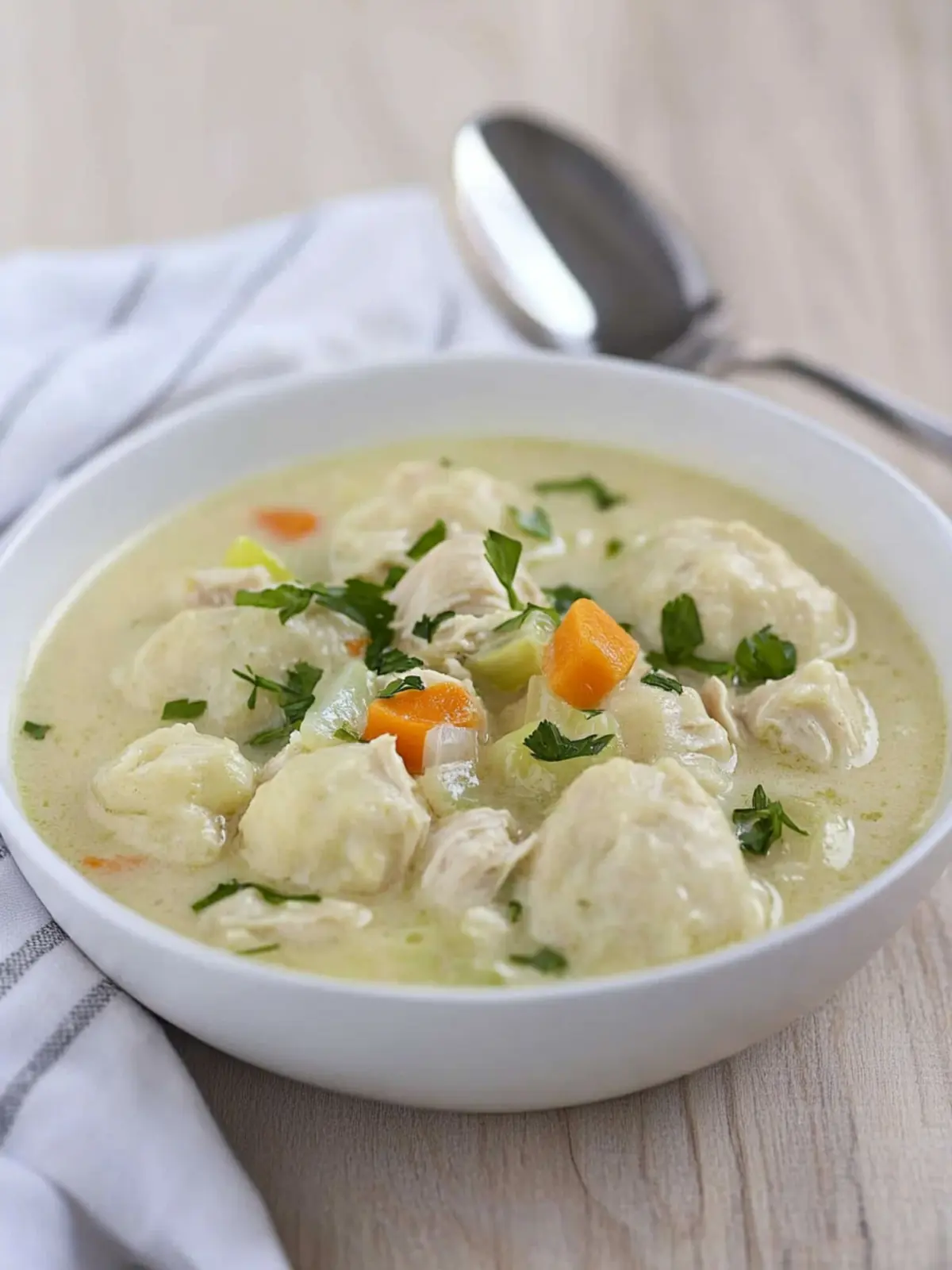 Stovetop Chicken and Dumplings