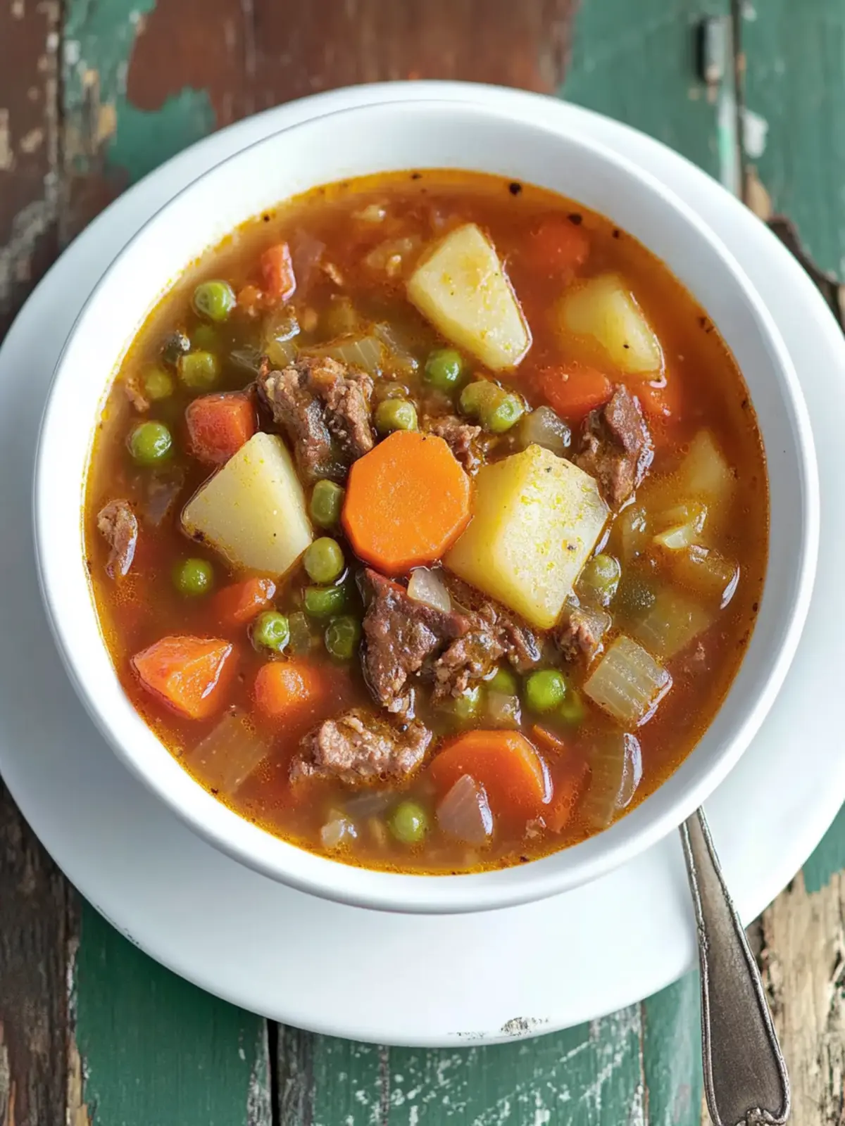 Old-Fashioned Vegetable Beef Soup