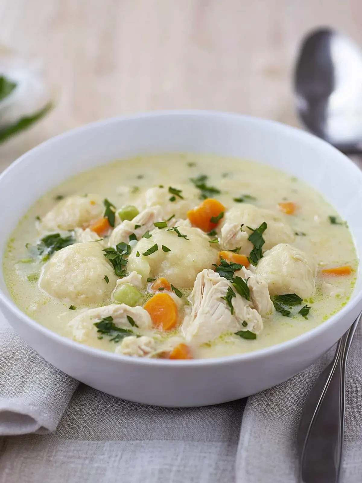 Stovetop Chicken and Dumplings