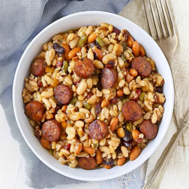 Hoppin John with Sausage
