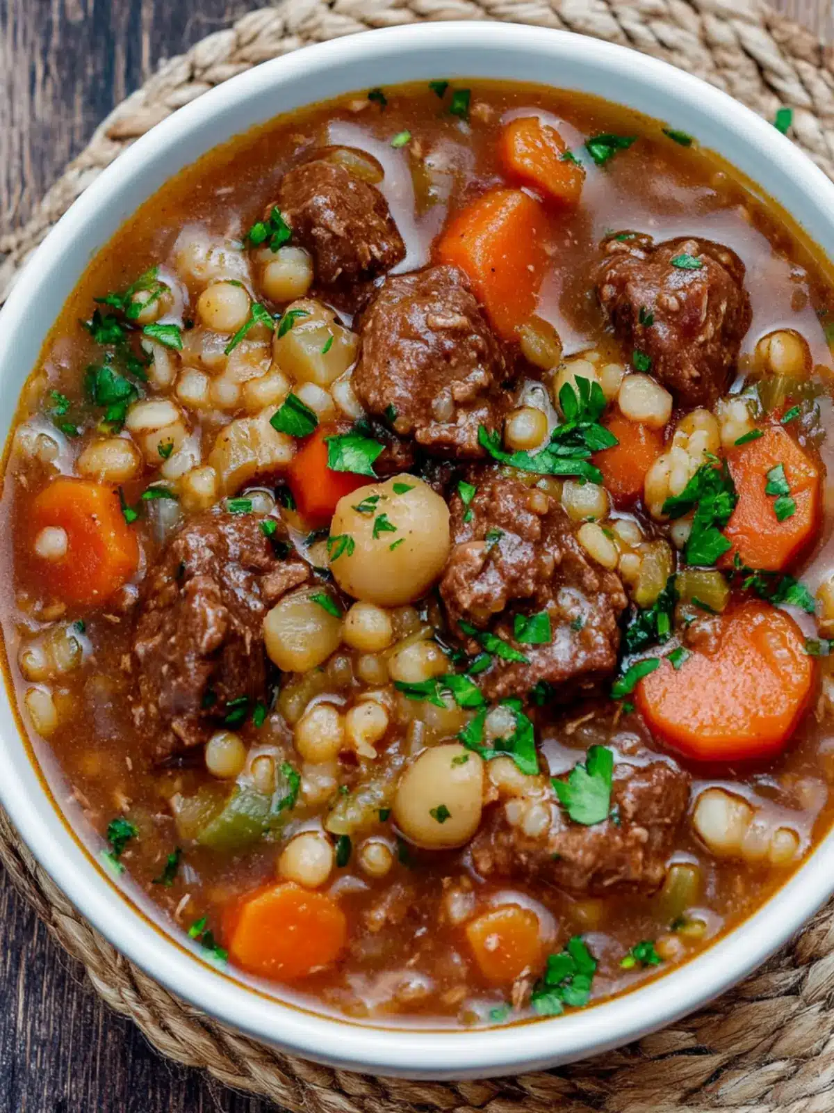 Beef and Barley Stew