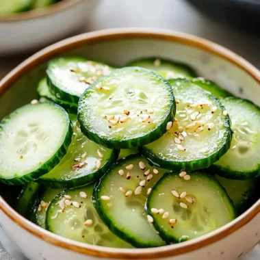 Sunomono (Japanese Cucumber Salad)
