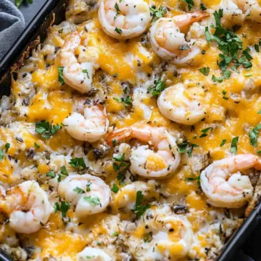 Cheesy Shrimp Casserole
