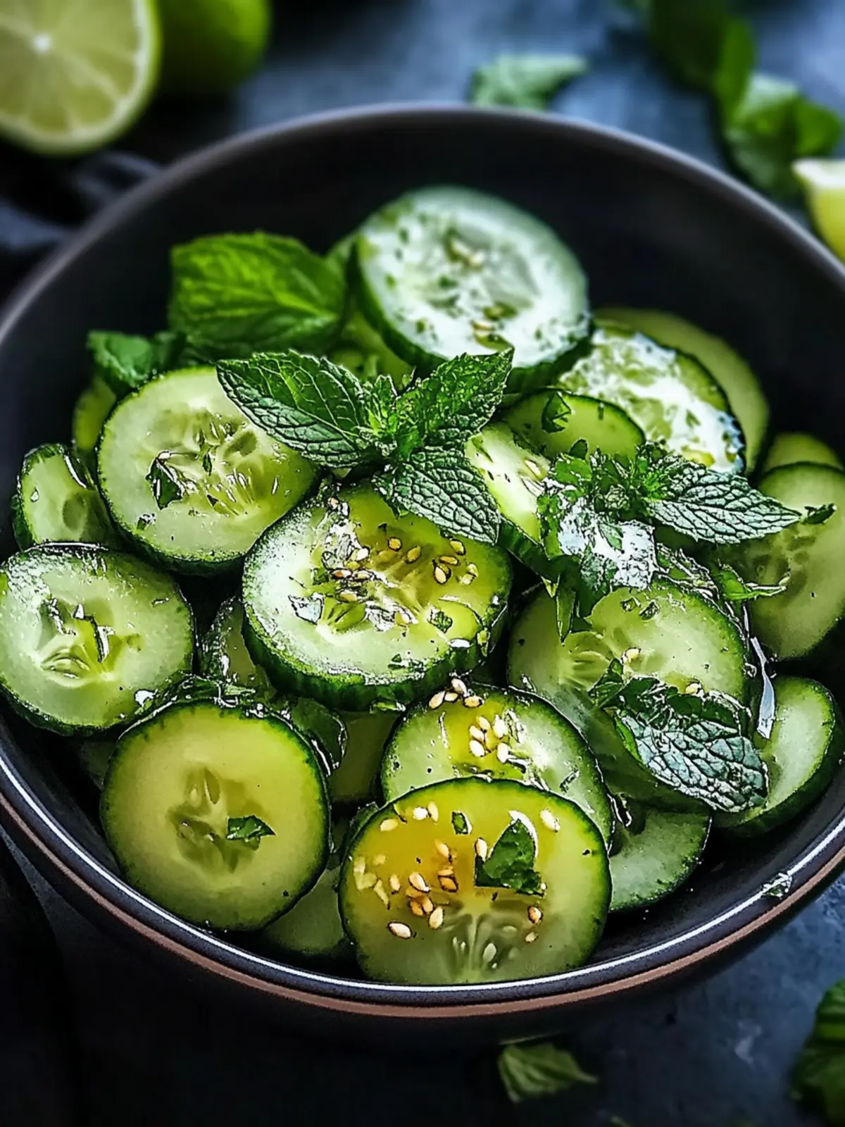 Delightful Honey Lime Cucumber Salad for Summer Refreshment 3 Honey Lime Cucumber Salad