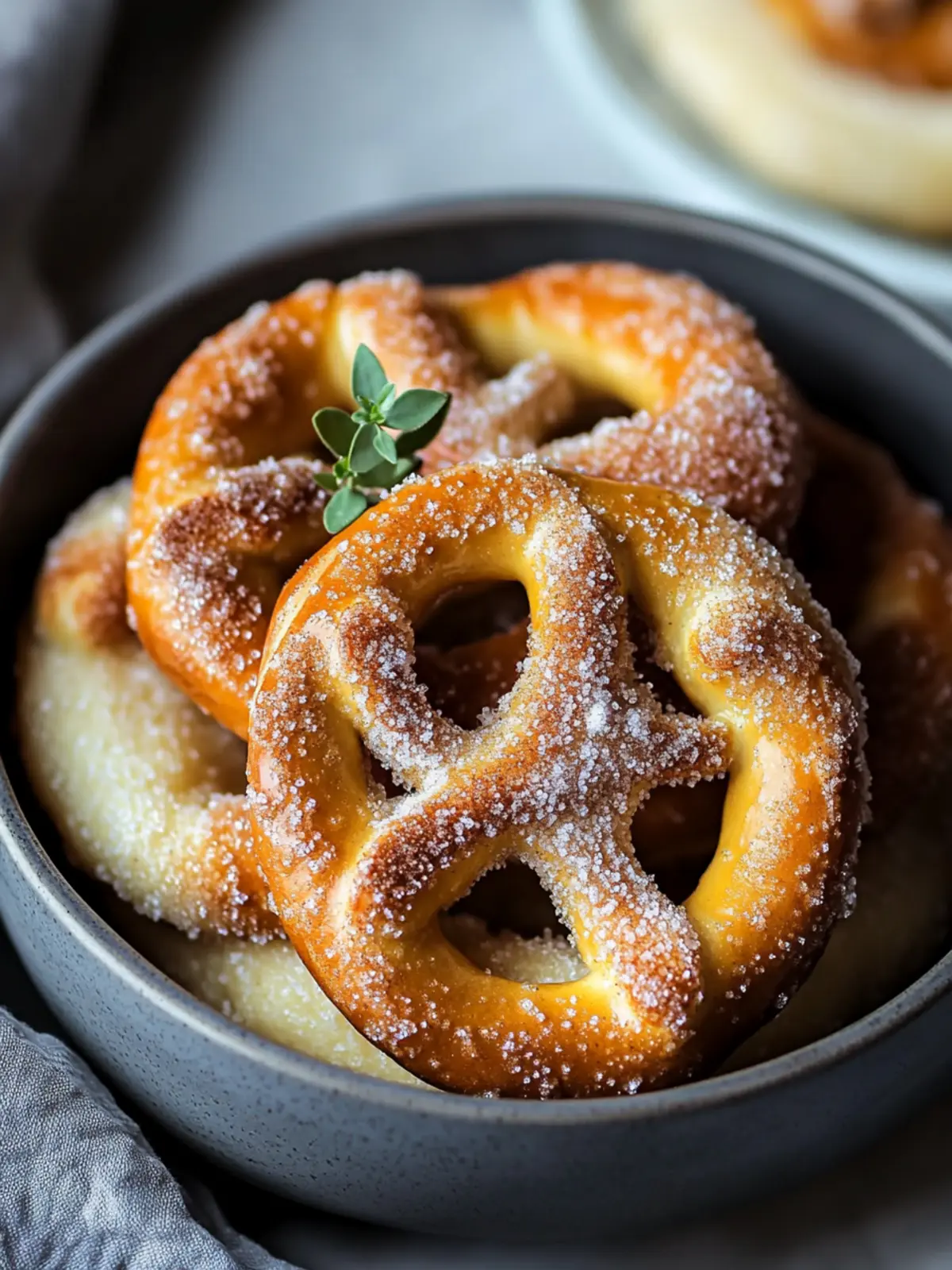 Cinnamon Sugar Soft Pretzels