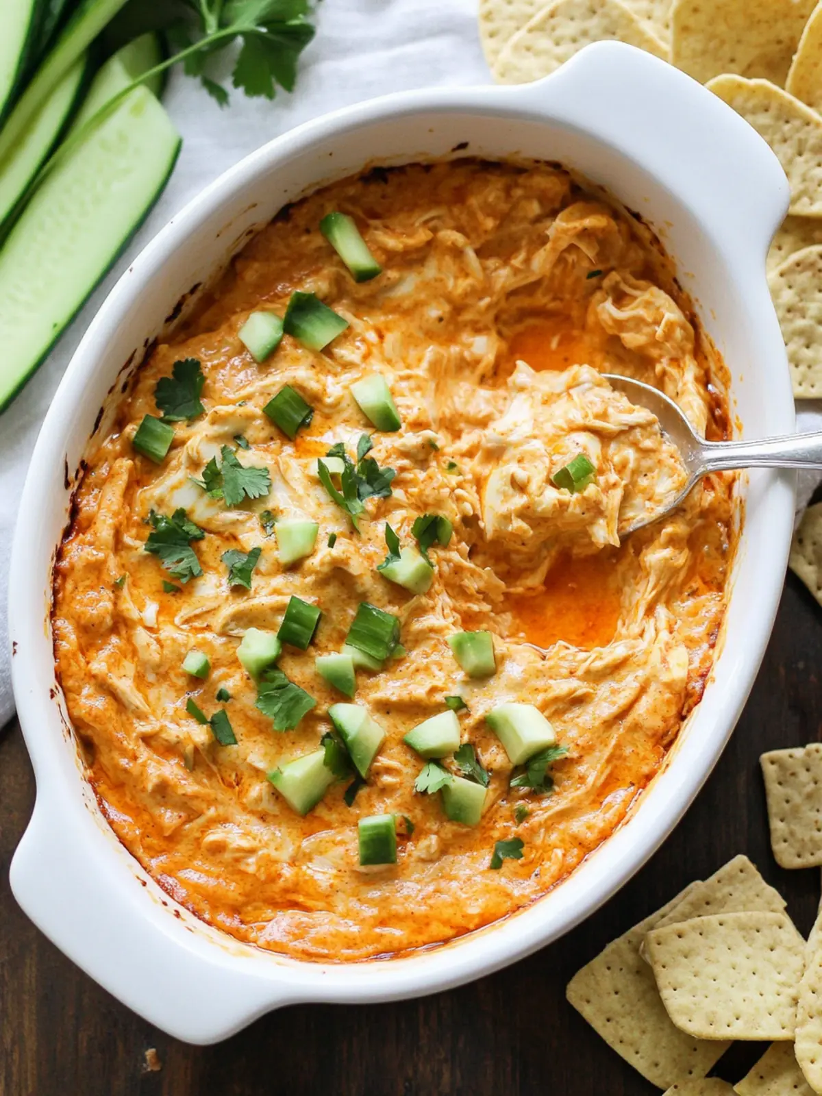 Dairy-Free Healthy Buffalo Chicken Dip