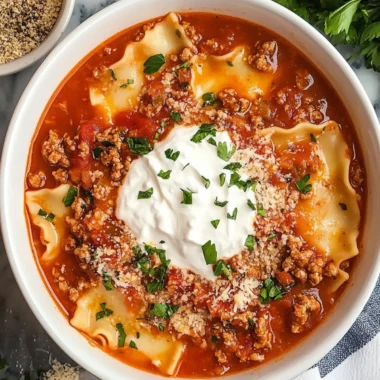 Crockpot Lasagna Soup
