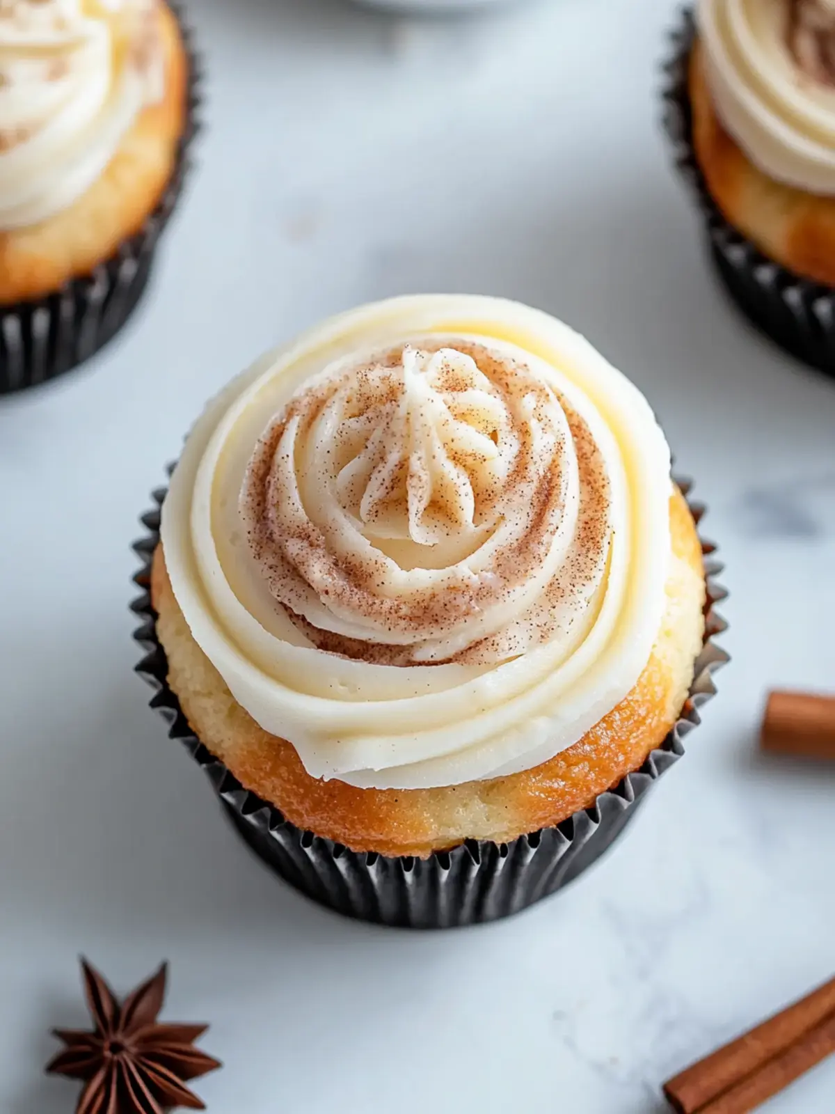 Cinnamon Roll Cupcakes
