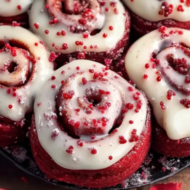 Red Velvet Cinnamon Rolls