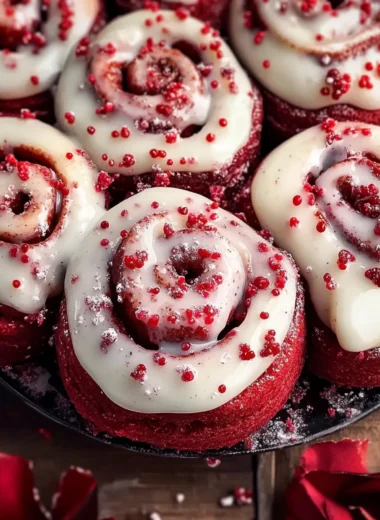 Red Velvet Cinnamon Rolls