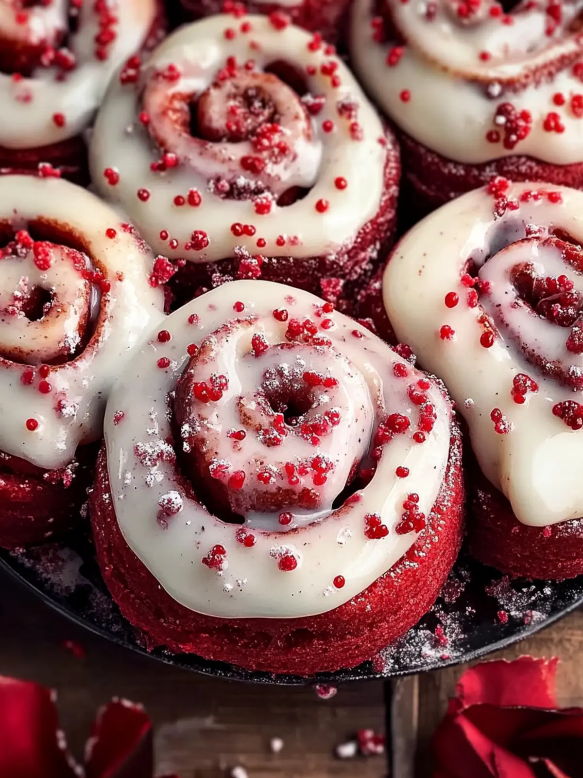 Red Velvet Cinnamon Rolls