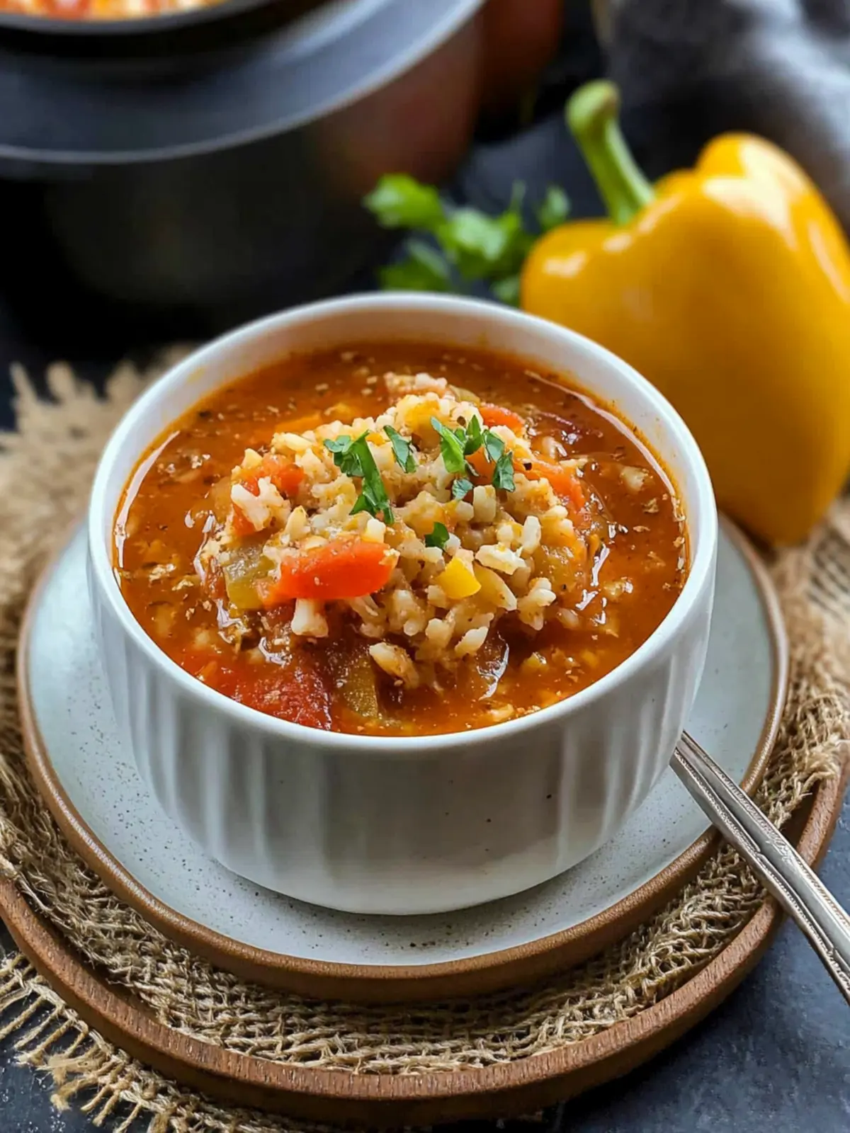 Stuffed Peppers Soup