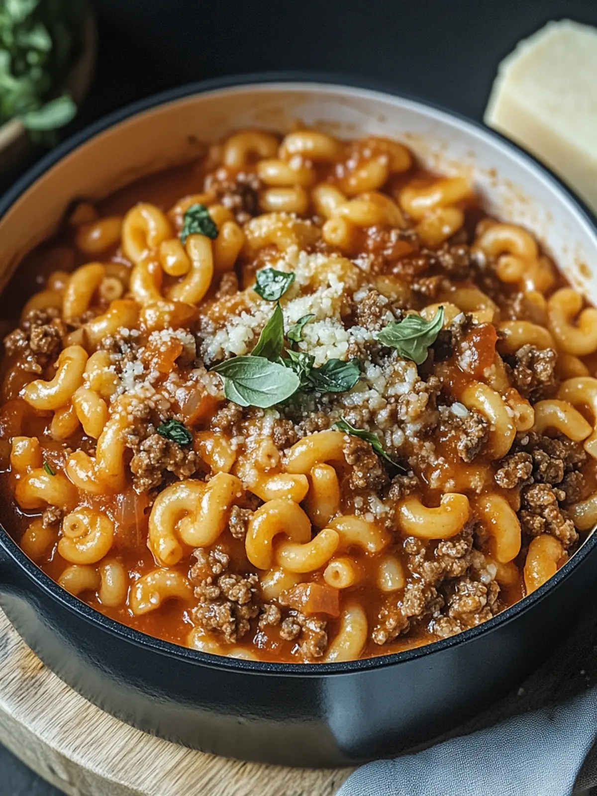 One Pot Beefaroni: Quick Comfort Food for Busy Nights 5 One Pot Beefaroni