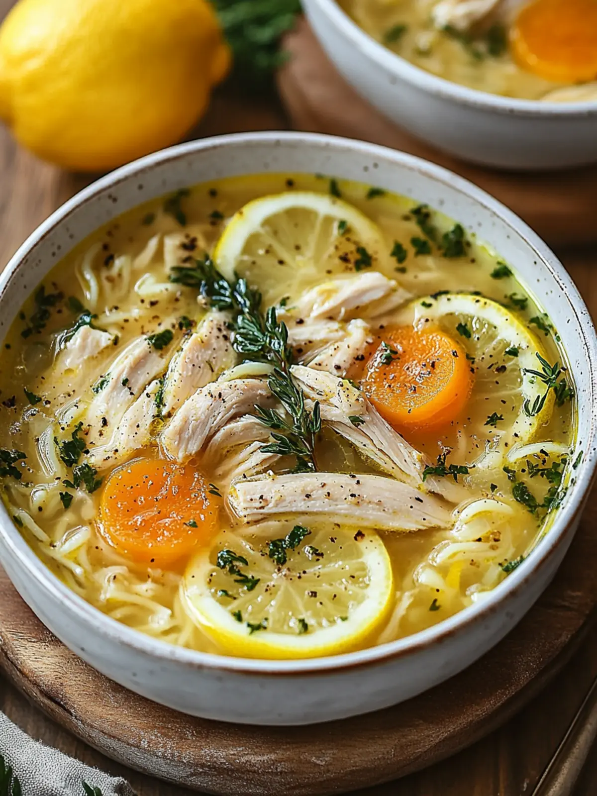 Hearty Greek Lemon Chicken Soup for Cozy Nights 2 Greek Lemon Chicken Soup