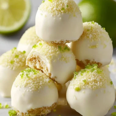Creamy Key Lime Truffles