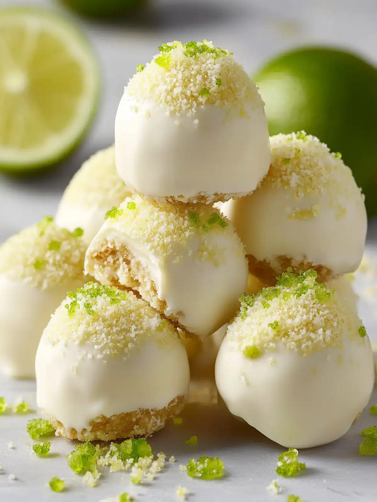 Creamy Key Lime Truffles