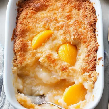Easy Peach Cobbler