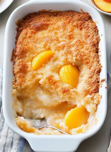 Easy Peach Cobbler