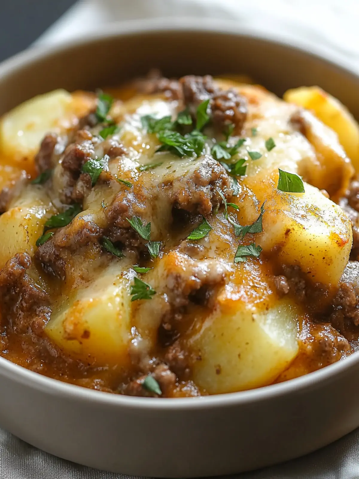 Crockpot Hamburger Potato Casserole