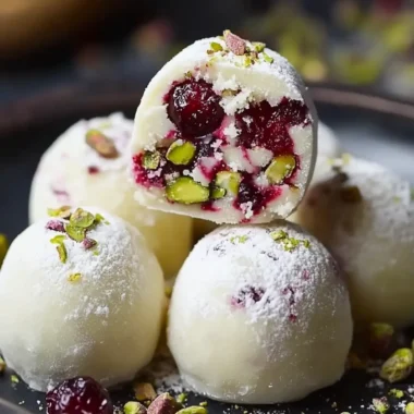 Cranberry Pistachio Truffle